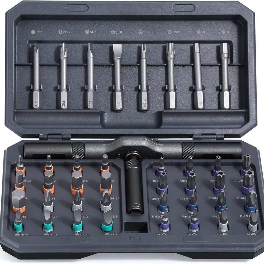 42 in 1 Magnetic Screwdriver Set, DIY Ratchet Screwdriver Set, Multi Bit Magneti